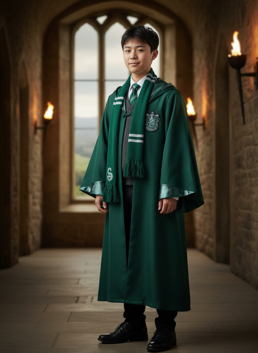 Slytherin House Portrait Example
