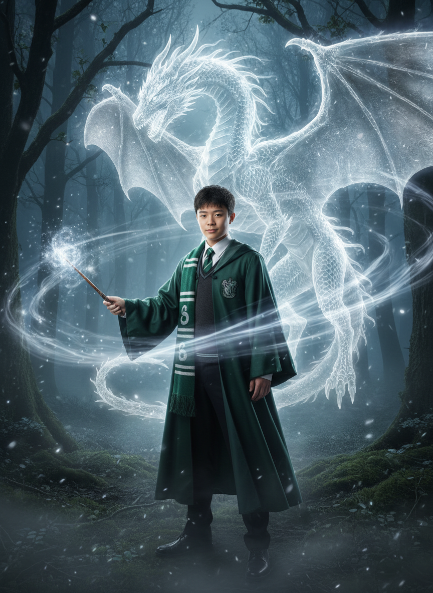 Dragon patronus summoning example