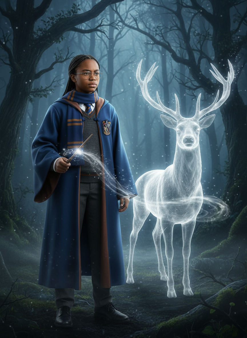 Stag patronus summoning example